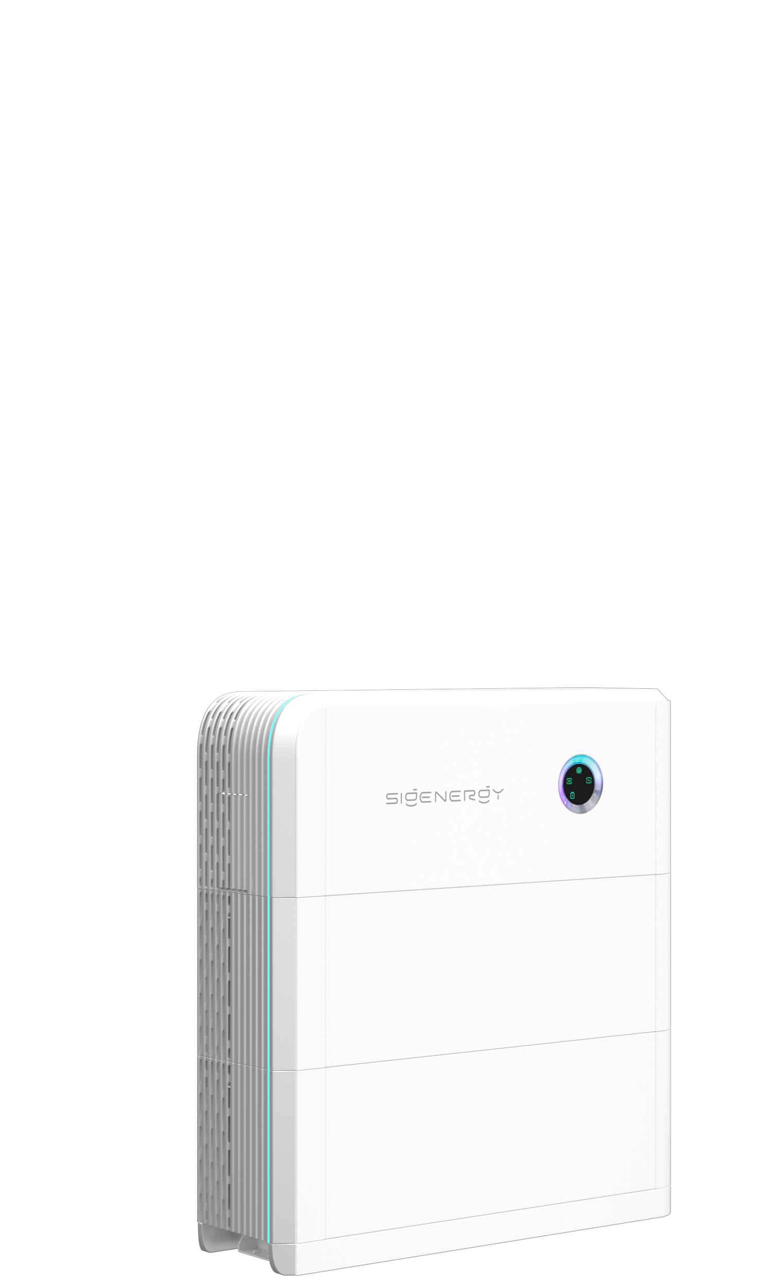 Sigenergy SigenStor, Hersteller-Systemabbildung mit Controller und zwei Batteriemodulen